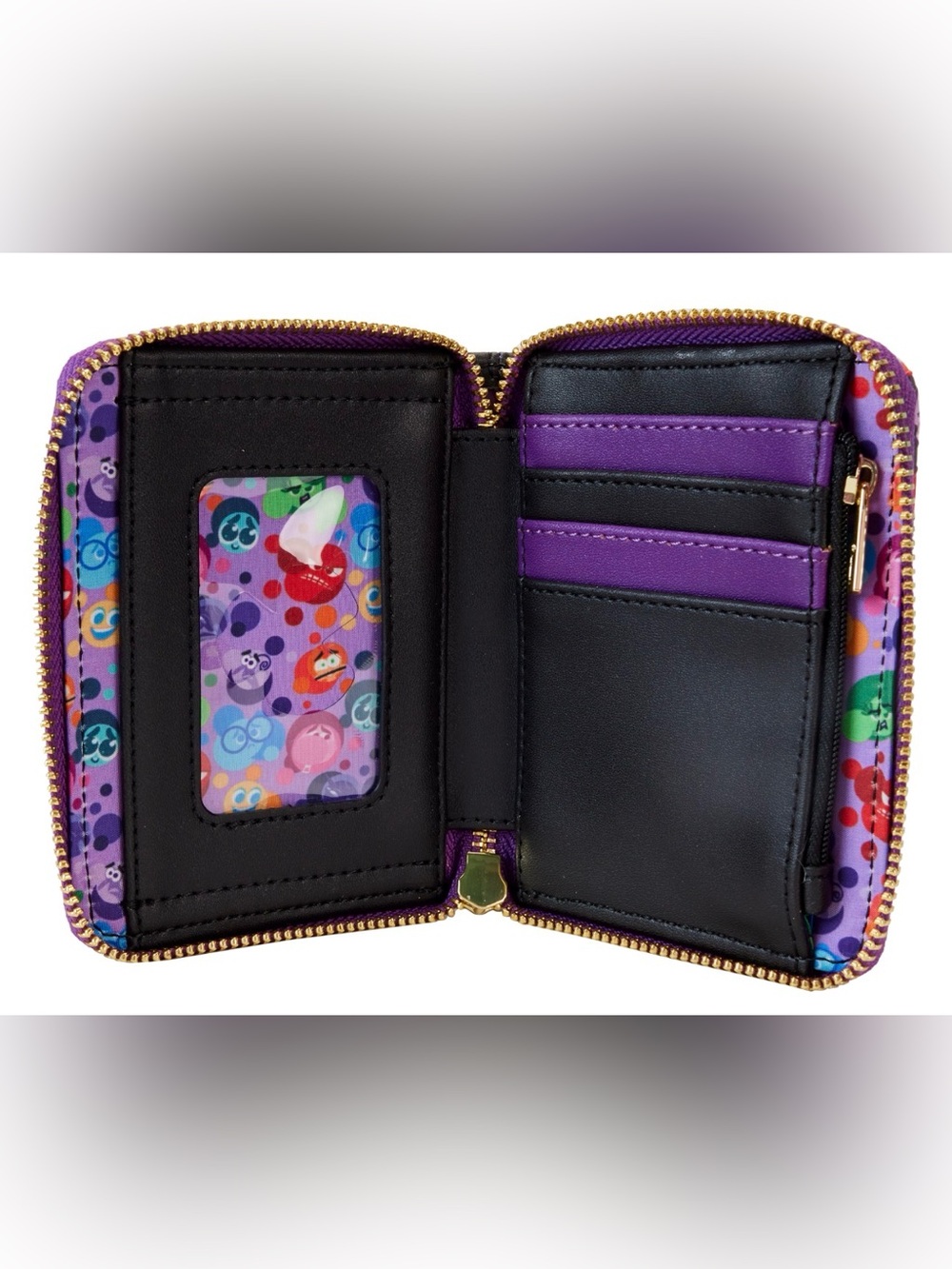 NWT Loungefly Inside Out 2 Core Memories Zip Around Wallet - Picture 4 of 13